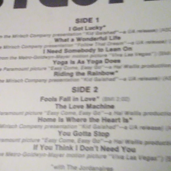 Elvis Presley's I Got Lucky album - Picture 3 of 8